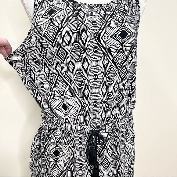 Lucky Brand Boho Mosaic Print Blouson Dress Medium - Picture 3 of 13